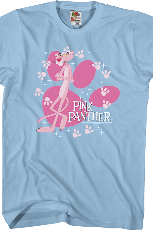 Paw Prints Pink Panther T-Shirtmain product image