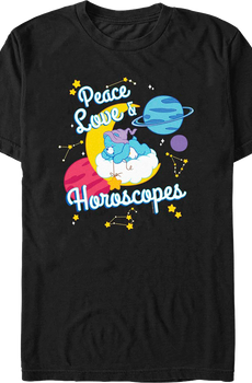 Peace Love & Horoscopes Care Bears T-Shirt