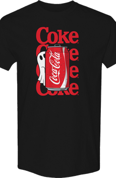 Peek-A-Boo Ghost Coca-Cola T-Shirt