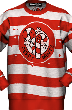 Peppy Mints Scratch N Sniff Sticker Knitted Sweater