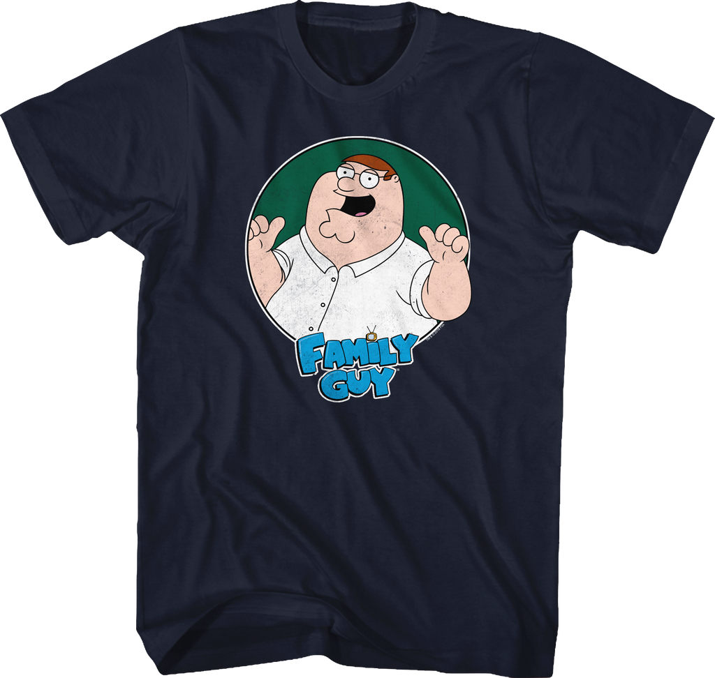 Peter Griffin Family Guy TShirt Family Guy Mens TShirt