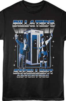 Phone Booth Bill & Ted's Excellent Adventure T-Shirt