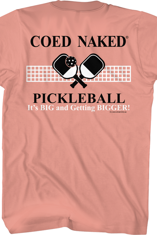Pickleball Coed Naked T-Shirtmain product image