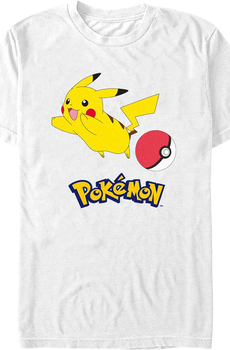 Pikachu Bouncing Pokemon T-Shirt