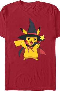 Pikachu Halloween Wizard Pokemon T-Shirt