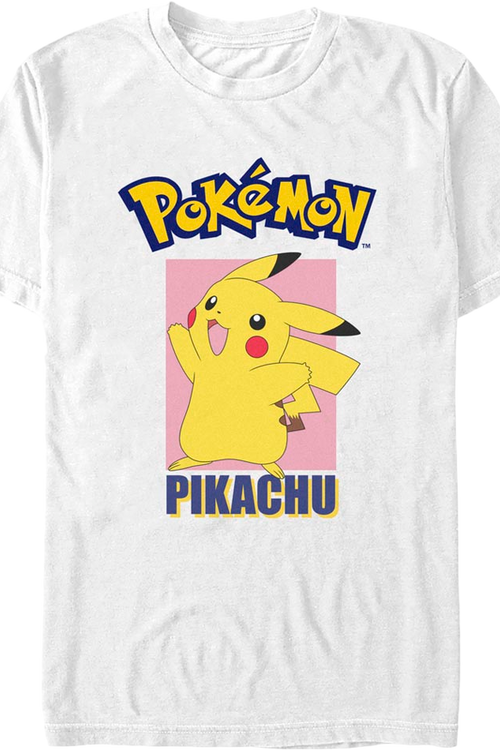 Pikachu Square Pokemon T-Shirtmain product image