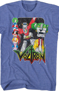 Pilots and Robot Voltron T-Shirt