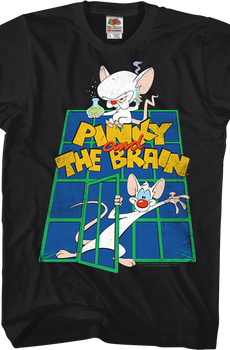 Pinky And The Brain Out Of The Cage Animaniacs T-Shirt