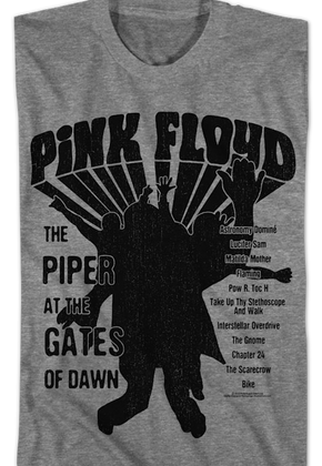 Piper At The Gates Silhouettes Pink Floyd T-Shirt