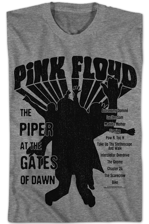 Piper At The Gates Silhouettes Pink Floyd T-Shirtmain product image