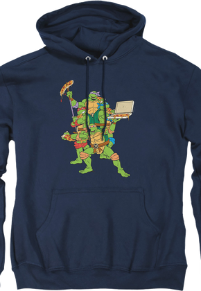 Pizza Party Teenage Mutant Nina Turtles Hoodie