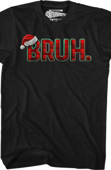 Plaid Bruh Christmas T-Shirt