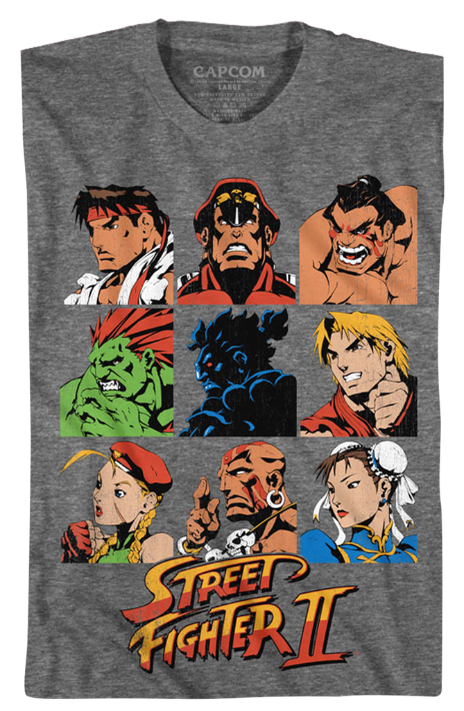 Player Select Street Fighter II T-Shirt Men's