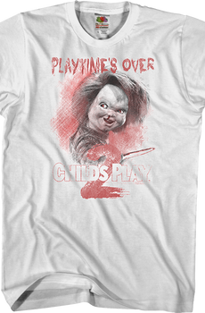 Playtime's Over Child's Play 2 T-Shirt