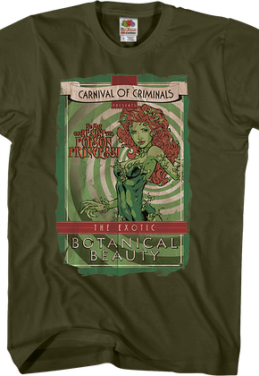 Poison Ivy Carnival of Criminals Batman T-Shirt