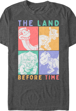 Pop Art Dinosaurs Land Before Time T-Shirt