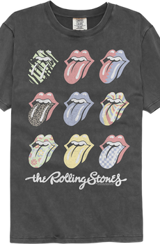 Pop Art Tongues Rolling Stones Comfort Colors Brand T-Shirt