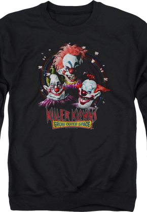 Popcorn Killer Klowns From Outer Space Sweatshirt