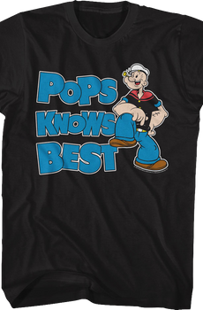 Pops Knows Best Popeye T-Shirt