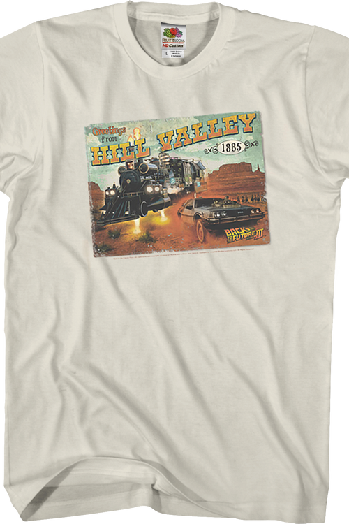 Postcard Back To The Future T-Shirtmain product image