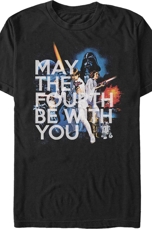 Poster Art May The Fourth Be With You Star Wars T-Shirtmain product image