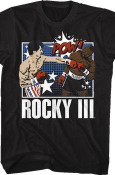 Pow Knockout Punch Rocky III T-Shirt