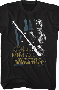 Power Of Love Jimi Hendrix T-Shirt
