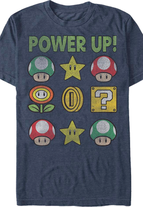 Power Up Super Mario Bros. T-Shirt