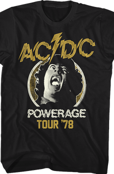Powerage Tour '78 ACDC Shirt