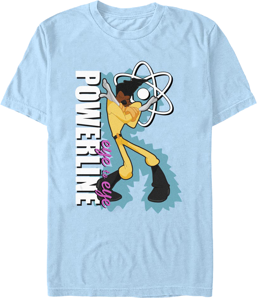 Powerline goofy t shirt sales