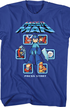 Press Start Mega Man T-Shirt
