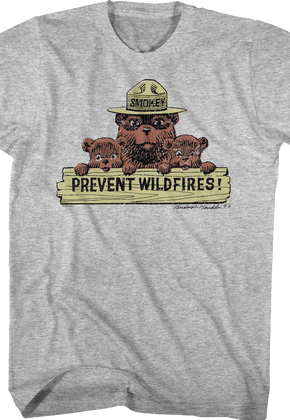 Prevent Wildfires Smokey Bear T-Shirt