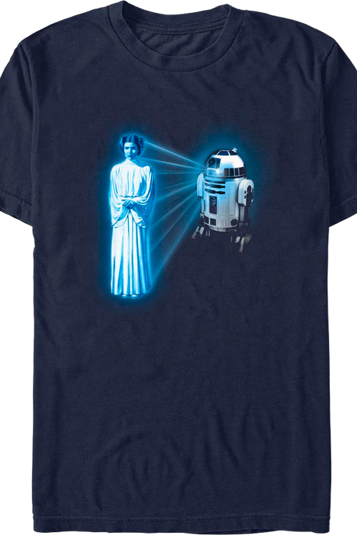 Princess Leia Hologram Star Wars T-Shirtmain product image
