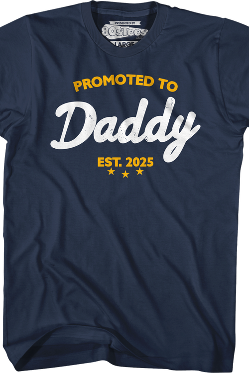 Promoted To Daddy 2025 T-Shirtmain product image
