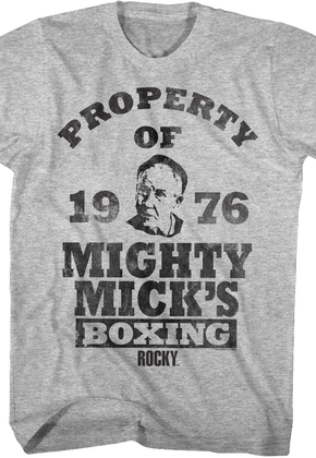 Property of Mighty Mick's Rocky T-Shirt