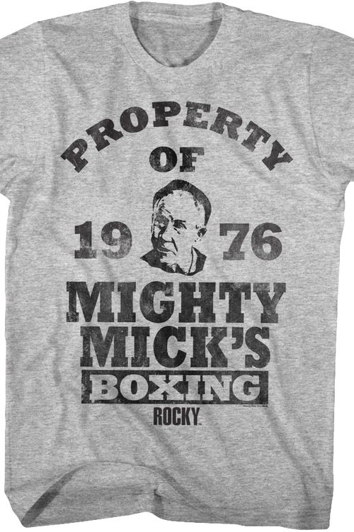 Property of Mighty Mick's Rocky T-Shirtmain product image