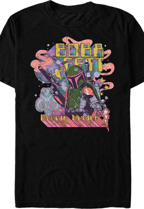 Psychedelic Boba Fett Star Wars T-Shirt