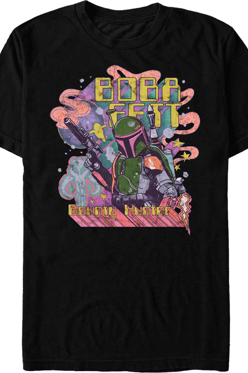 Psychedelic Boba Fett Star Wars T-Shirtmain product image