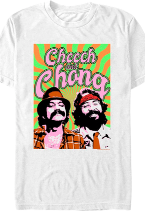 Psychedelic Cheech And Chong T-Shirt