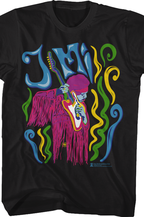 Psychedelic Jimi Hendrix T-Shirtmain product image