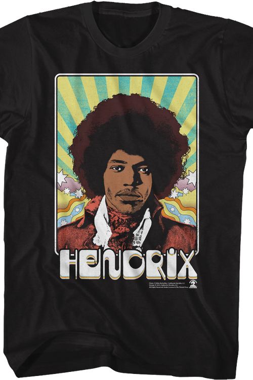 Psychedelic Poster Jimi Hendrix T-Shirtmain product image
