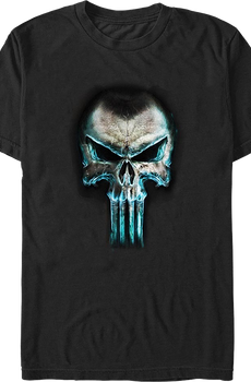 Punisher Hairline Logo Marvel Comics T-Shirt