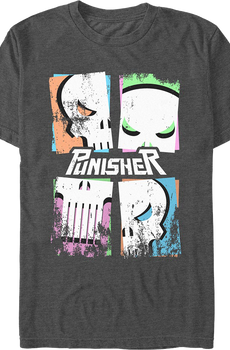 Punisher Pop Art Logo Marvel Comics T-Shirt