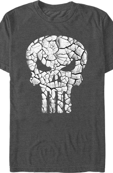 Punisher Shattered Skull Logo Marvel Comics T-Shirt