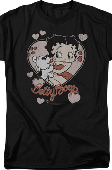 Puppy Love Betty Boop T-Shirt