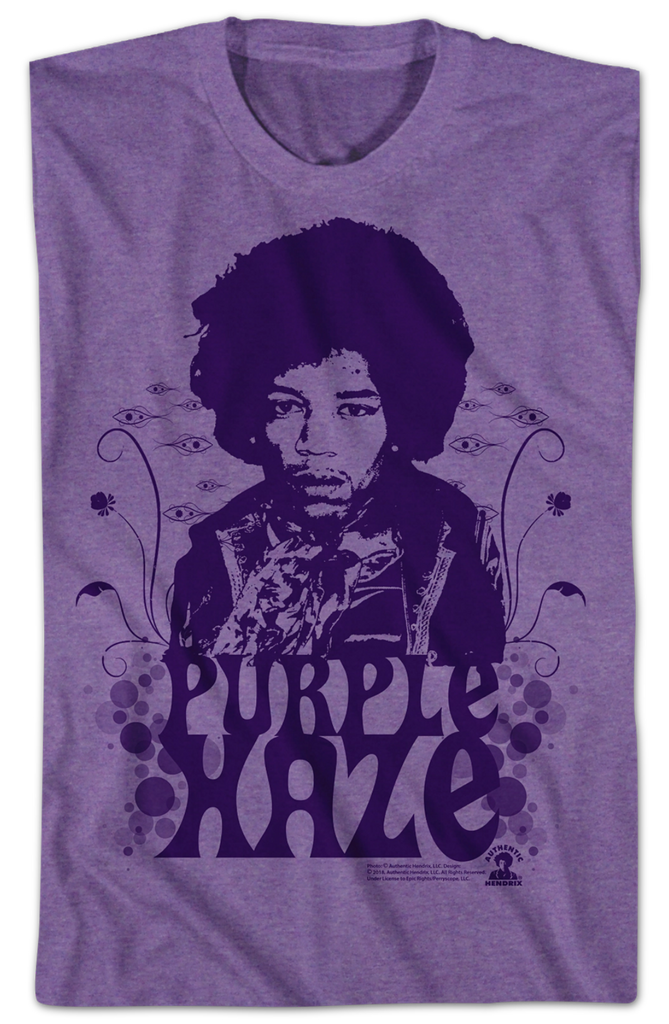 Purple Haze Jimi Hendrix T-Shirt. Men's T-Shirt