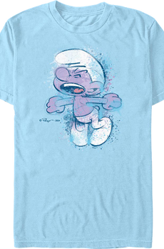 Paint Splatter Purple Smurf T-Shirt