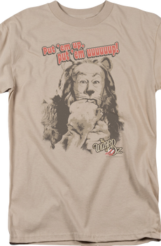 Put 'Em Up Cowardly Lion Wizard Of Oz T-Shirt