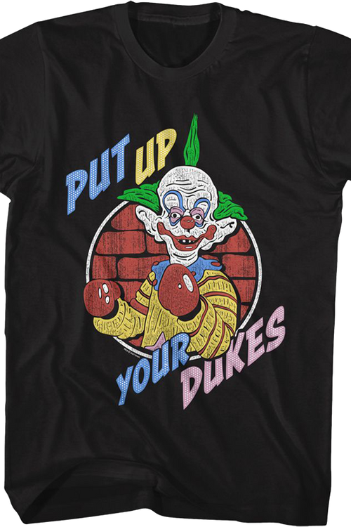 Put Up Your Dukes Killer Klowns From Outer Space T-Shirtmain product image