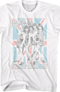 Pyromania '83 Flag Def Leppard T-Shirt
